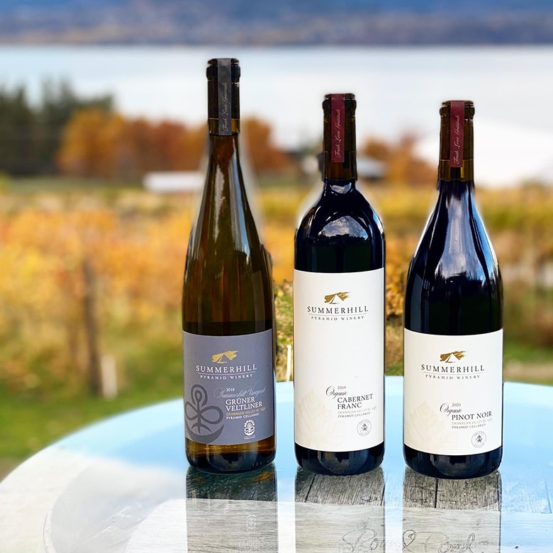 Buzz Marketing – Summerhill Winery Products on Table