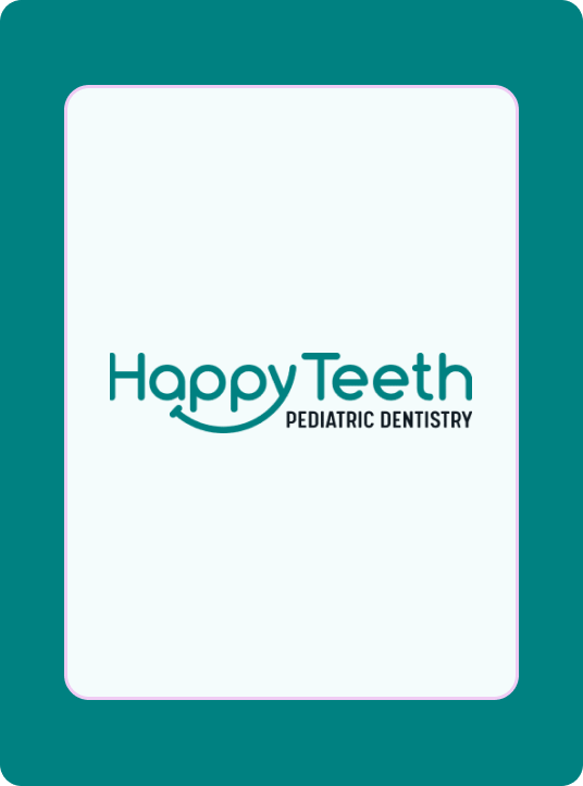 Happy Teeth Pediatric Dentistry logo, featuring a playful and vibrant design that highlights joyful dental experiences for kids